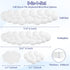 Set Setup/Computer Sushret Cloud Wrist Rest Keyboard, Cloud Keyboard Wrist Pad with PU Leather Memory Foam, Cute Arm