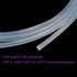 DMiotech 1mm ID 3mm OD Clear Silicone Tube, 5 Feet Industrial Tubing for Water Air Pump
