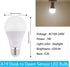 Dusk to Dawn LED Outdoor Light Bulb 7W Daylight White Auto on/Off Photocell Sensor A19 LED Light Bulb 60 Watt Equivalent, 3-Pack by LEDBEFINE