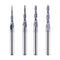 SpeTool 4Pcs/Pack Assorted R0.25~1.0 Tip 1/8" Tapered End Mill Cone Ball Nose