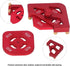 Ylwxzenith Set R15 R30, T15 Aluminium Alloy Router Template for Woodworking, Round Corner Radius Jig Tool Kit, Quick