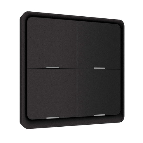 ZigBee Wireless Remote Control Smart Switch Wall Panel Transmitter, Requires MoesGo Zigbee Hub for Smart Home