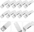 10pcs jojofuny Metal Tape Measure Clips Tool Belt Attachments Tape Measure Holder for Workbench and Van Storage