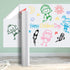 Vaguelly Self Adhesive White Board, Dry Erase Board Sticker for Wall, Small Erasable Board, Self Adhesive Board Pp