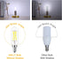 Dimmable T8/T25 Bulbs 40 6000K, 400 4W T6 E12 Bulb, Bulb 4-Pack LED Light Watt Equivalent, Cool White Lumens, Tubular