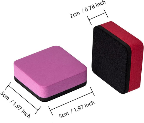Dry Erase Erasers, Eeoyu 40 Pack Magnetic Whiteboard Cleaners, Chalkboard Wipers for Kids and Classroom Supplies
