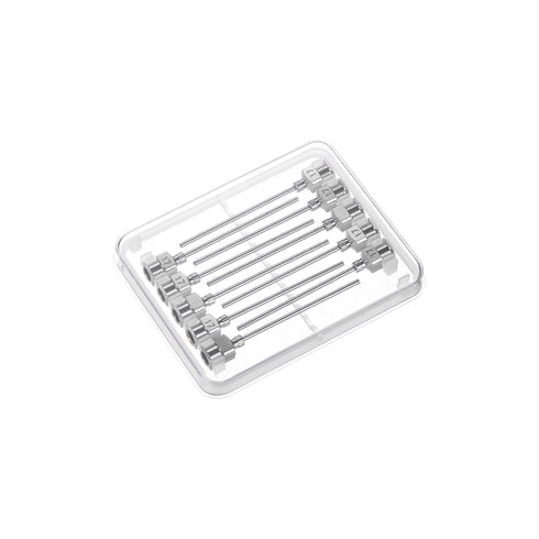 10pcs 17Gauge Stainless Steel Blunt Tip Dispensing Needles, 1 1/2" Luer Lock for Thick Liquids, Ink, Glue, Lab Use