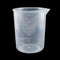 250ml-300ml Plastic Graduated Beaker (1 Pack), Transparent PP Mixing Cup for Kitchen Lab Measuring