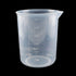 250ml-300ml Plastic Graduated Beaker (1 Pack), Transparent PP Mixing Cup for Kitchen Lab Measuring