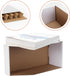 ZBEIVAN 35 Packs Cardboard Storage Bins Boxes, Easy Assembly Pantry Organizer Bins for Shelf, White