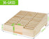 Wooden 36-Grid Cell Phones Storage Box, Desktop Mobile Phone Holder Organizer for Office/Classroom