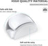 HAUSPROFI Doorstop, Self-Adhesive Door Stopper for Wall Protection, Door Buffer Floor Stop for Home and Office - Clear