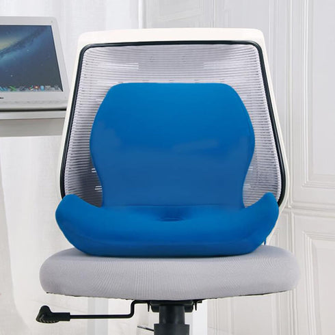 BBOPG Tailbone Office Chair Cushions One-Piece Memory Foam Seat Cushion Lumbar Support Cushion for Pback and Butt
