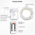 Grandhome 10ft 30 8 Globe String Lights, Crystal Ball Led String Lights Warm White, LED Fairy Lights Battery Operated