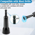 Wire Twisting Tool, Spin Twist Wire Connector Socket for Drill and Wire Connector Driver with 1/4" Chuck