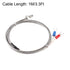 uxcell K-Type Thermocouple Temperature Sensors M6 Thread Probe with 1M Wire, 3pcs