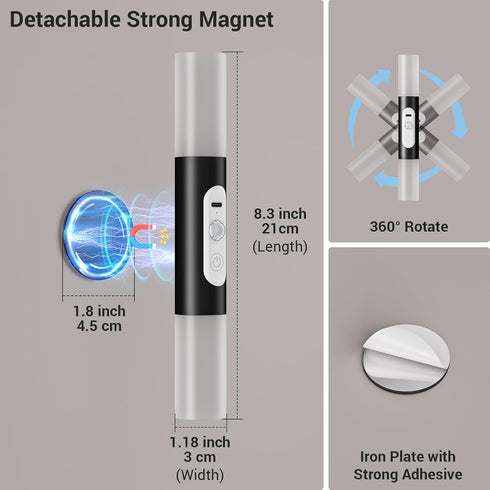 Set Hensam Motion Sensor Wall Lights with Remote Control, LED Rechargeable Battery Operated Wall Sconces of Two
