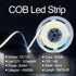 6000K,DC12V 16.4ft/5M 320leds/M CRI90 8mm,for HAMRVL COB LED Strip Lights White Flexible LED Tape Lights Indoor Home