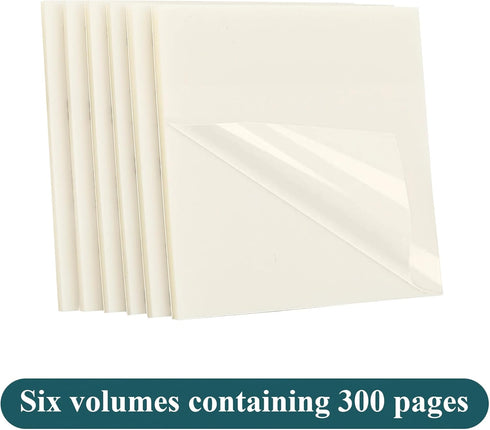M&G 300 Sheets Transparent Sticky Notes, Waterproof Self-Adhesive Translucent Sticky Notes Pads Clear Post It Notes for Books Annotation School & Office (3x3 inch)