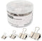 Binder Paper Clips, Assorted Sizes Set for Office School and Home Supplies, Silver