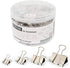 Binder Paper Clips, Assorted Sizes Set for Office School and Home Supplies, Silver