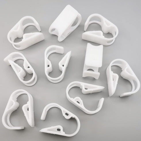 10PCS Large Plastic Tubing Clamp - Adjustable Laboratory Tube Clip for Hose Flow Control, Industrial Hose Clamp