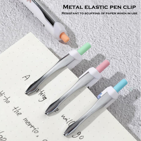 DUNBONG Flower Style Water-based Neutral Pen - 0.5mm Fine Point Gel Ink Ballpoint Pen - Pack of 4