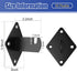 12 Pcs Gridwall Mount Brackets with Screws for Clothing Store Retail Display Wall Organization