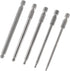 5Pcs Ball End Metric Hex Bit Set, 100 mm/4 Inch Length S2 Steel Magnetic Hex Screwdriver Bits for Power Tools