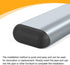 10Pcs 50x24mm uxcell Plastic Hole Plugs, Arch Pipe Tubing End Cap, Pipe Tube Insert Cap, Table Chair Leg Hole Covers