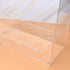 KVMORZE 8 Holes Ice Cream Cone Holder Stand, Acrylic Cabinet With Handle, Transparent Waffle Hand Roll Sushi Display