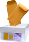 NextDayLabels - Box of 500# 7 Coin Brown Kraft Envelopes for Small Parts, Seeds, Cash, Gummed Flap