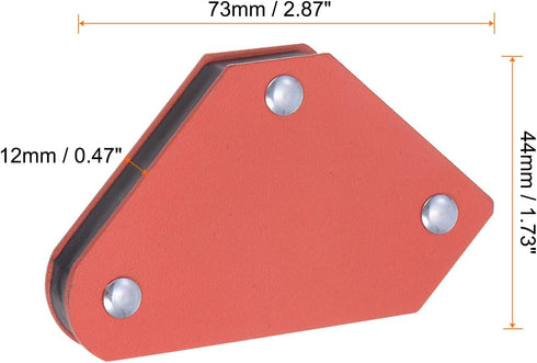 Mini Arrow Welding Magnet Holder, 10LBS 45, 90, 135 Degree Angle Arc Tig Mig Magnetic Metal Clamps Working Tools for Welding, Soldering, Assembling