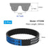 uxcell 2pcs HTD-5M Rubber Timing Belt 48 Teeth, 240mm Pitch Length x 15mm Width x 3.6mm Height, Closed Loop Pulley Timing Belt