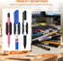 Yanchexp 40 PCS Adhesive Pencil Holders for Desk,Silicone Pencil Holder with Upgraded Adhesive Pads, Flexible Pen