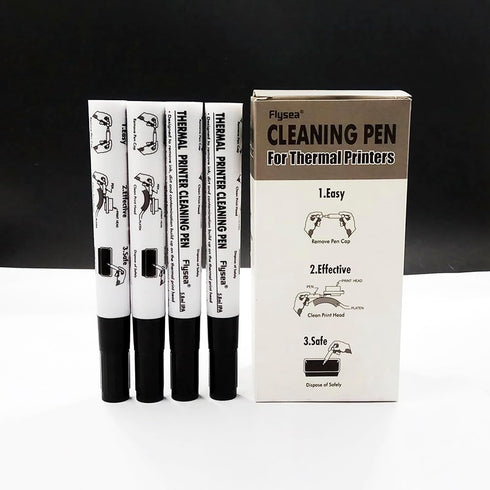 IPENNY Pack 5 Thermal Printer Cleaning Pen Printhead Cleaner Kit for Electronic Face Sheet Print Head Alcohol Cleaning