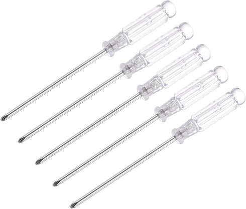 uxcell Mini Phillips Screwdriver, 3.0mm Cross Head 115mm Length, 5 Pcs for Small Appliances Repair