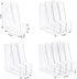 Vertical File Holder, Clear PET Desk Organizer for Magazines, Binders, Notebooks, Multi-purpose Document Storage