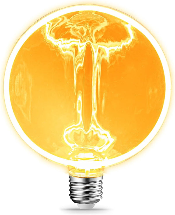 Sunaiony Decorative Light Bulb Unique Globe Bulb 40 Watt Equivalent, Dimmable Spiral
