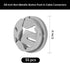 35 Pcs 3/8 in. - 1/2 in. Non Metallic Button Push-in Bulk Connector, Plastic Cable Connector Electrical Conduit Fittings, Fits 1/2-Inch Knock Outs