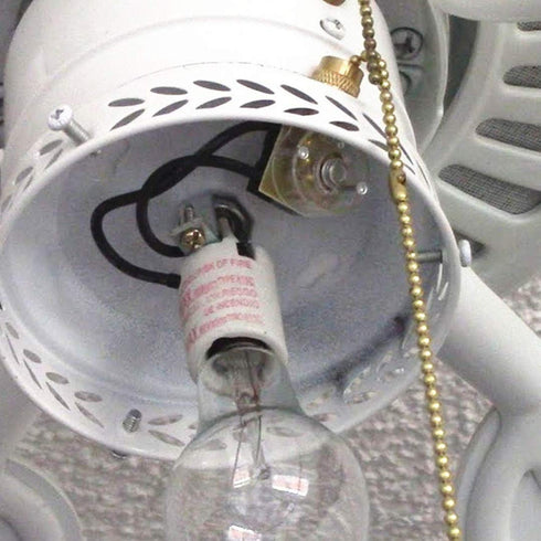 Zing Ear Ceiling Fan Light Switch, ON-Off Pull Chain, Second Generation ZE-109, 2-Wire, Compatible with Most Hunter Fans