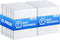 SUIN 1'' 3 Ring Binder - 12 Pack White View Binders with Round Ring, Large 200 Sheet Capacity