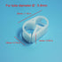 Plastic Tubing Clamps, Tube Clamp 0.196-0.314 Inch, Laboratory Pinch Valve Flow Control Hose Clamp (5pc Pack)
