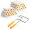 HJUHBDJ 35 Pack Microfiber Paint Roller Set,21x 4" & 12x 6" Small Paint