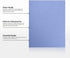 LUXPaper 8.5” x 11” Vista Metallic Paper for Crafts and Printing, 50 Pack (Blue)