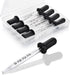 8 Pack Glass Ear and Eye Medicine Droppers, 1ml Pipettes for Essential Oils, Medicine, Skincare, and Lab Use