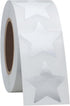 Hybsk 1" Gold Star Shape Stickers, School Rewards Stickers, Total 500 Labels Per Roll (Silver)