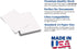 Premium A4 (8.3"x 11.7") Printer Paper - 28lb Bond / 70lb Text (105 gsm) Bright White Paper (100 Sheets)
