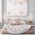 51489 1-Light 6ft Bulb GLOBE Electric Plug-in or Hardwired Wall Sconce, Matte White, Clear Cord, Inline On/Off Rocker