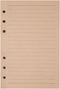MALEDEN Refills Lined Paper - Refillable A6 Paper for 5x7 Journal Notebook Inserts, 200 Lined Pages